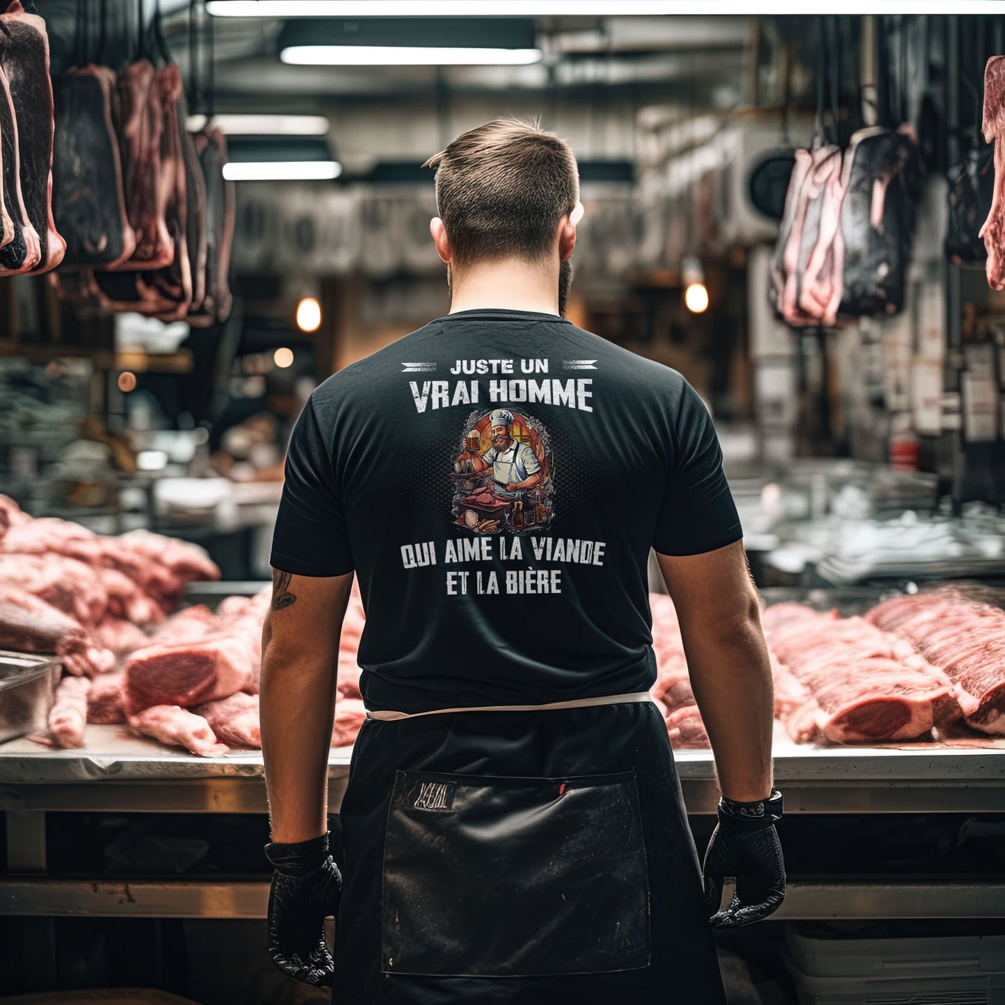 Juste un vrai homme qui aime la viande et la bière