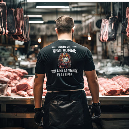 Juste un vrai homme qui aime la viande et la bière