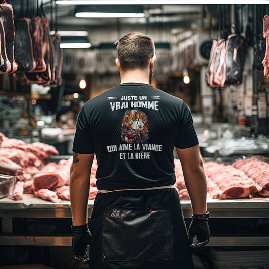 Juste un vrai homme qui aime la viande et la bière