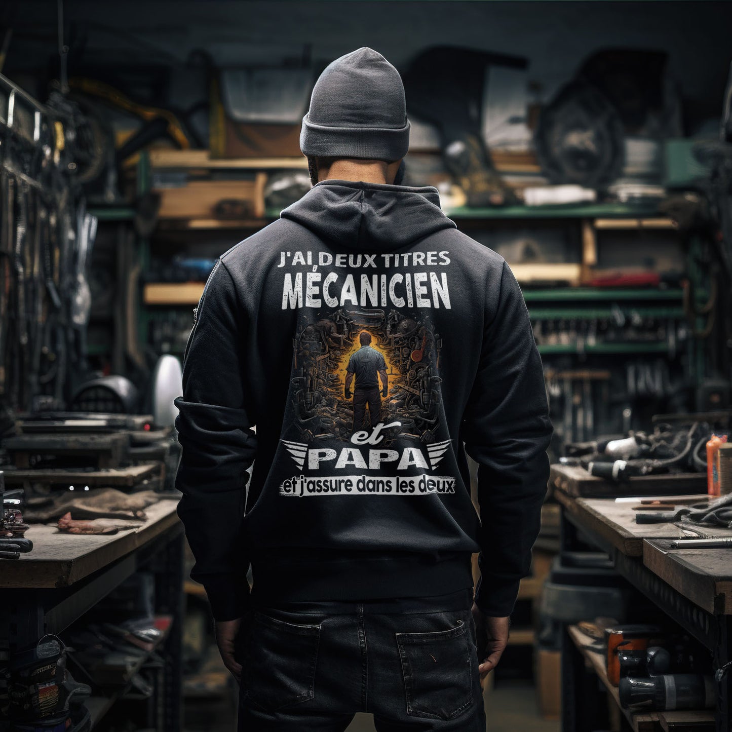 Mécanicien et papa, et j'assure dans les deux