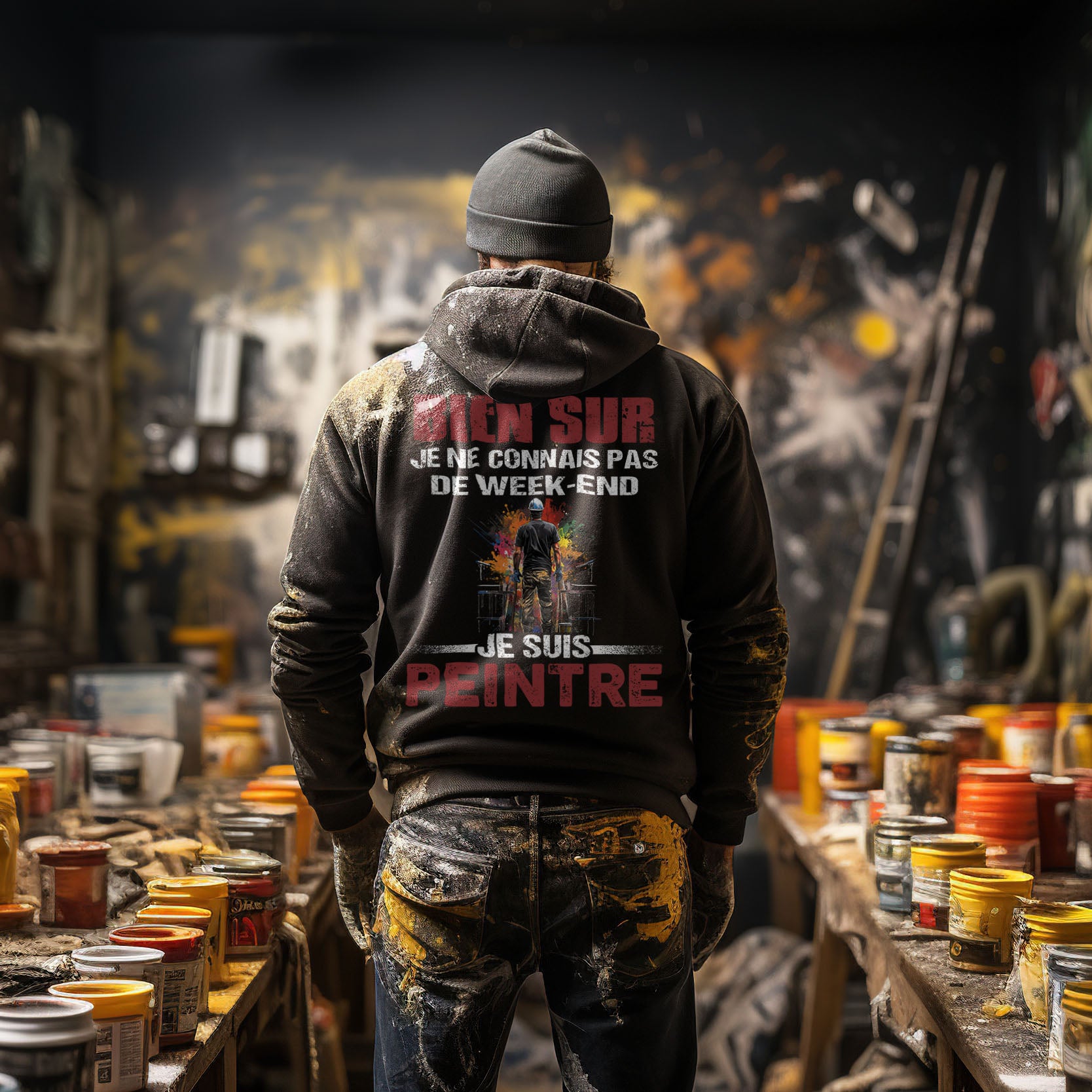 Je ne connais pas de week-end, je suis Peintre.
