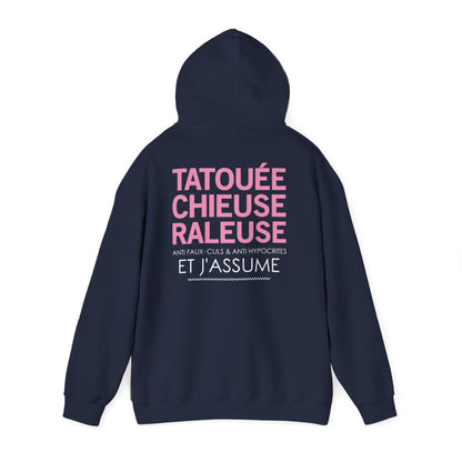 Tatouée, chieuse, râleuse, anti faux-culs & anti hypocrites et j'assume