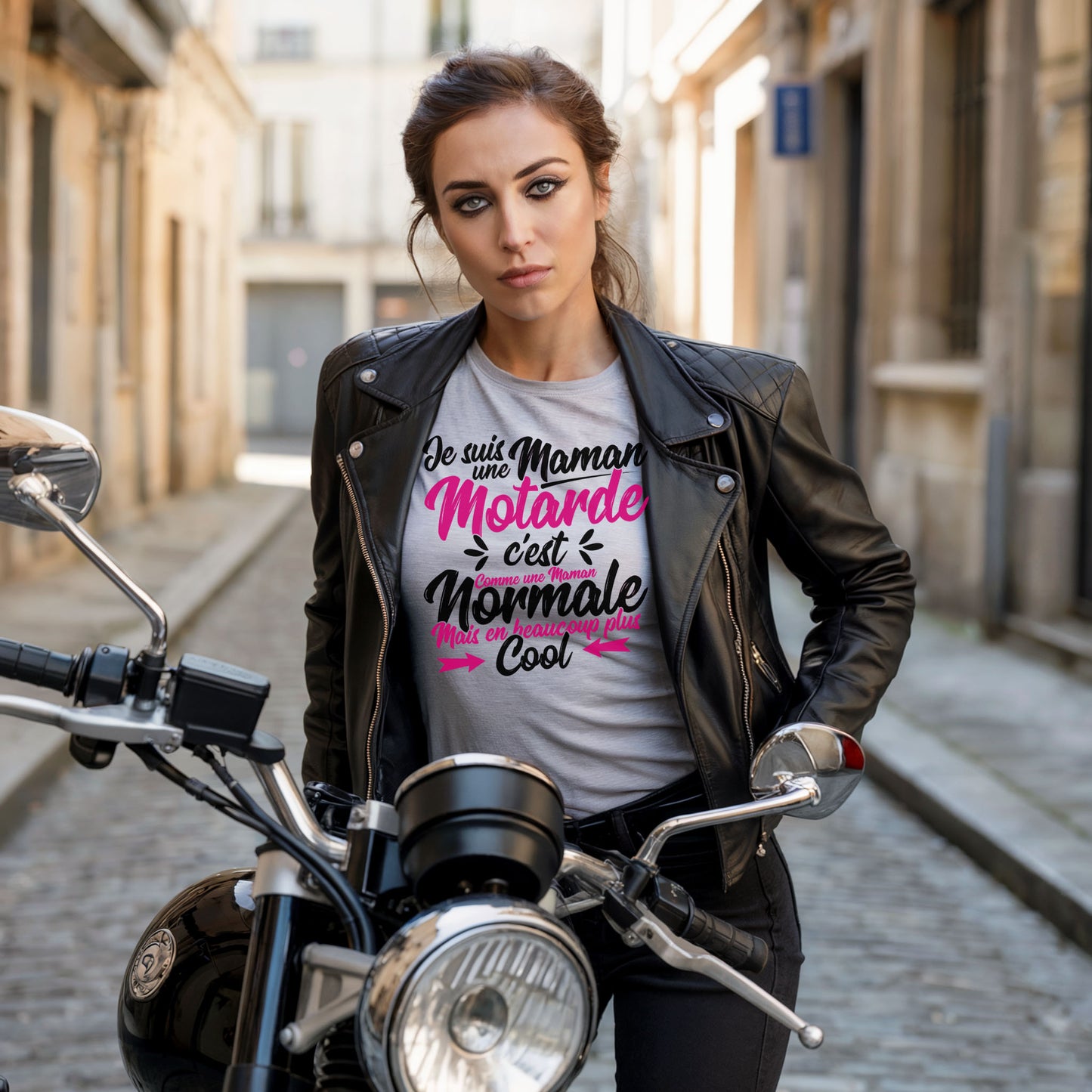 Je suis une maman motarde, c'est comme une maman normale mais en beaucoup plus cool