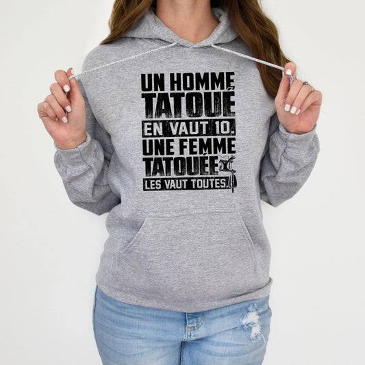 Un homme tatoué en vaut 10, une femme tatouée les vaut toutes