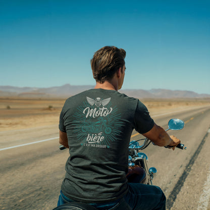 Moto et bière, c'est ma drogue