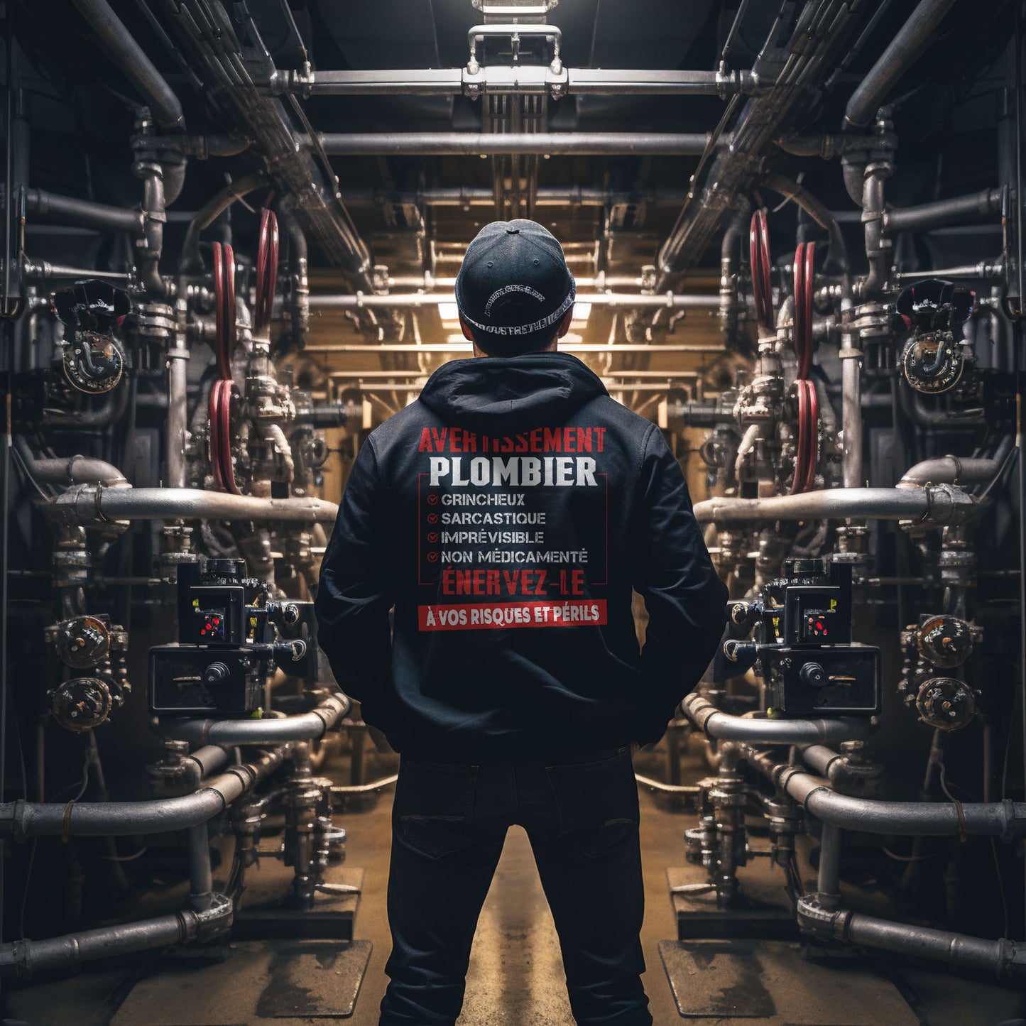 Plombier, grincheux, sarcastique, imprévisible, non médicamenté