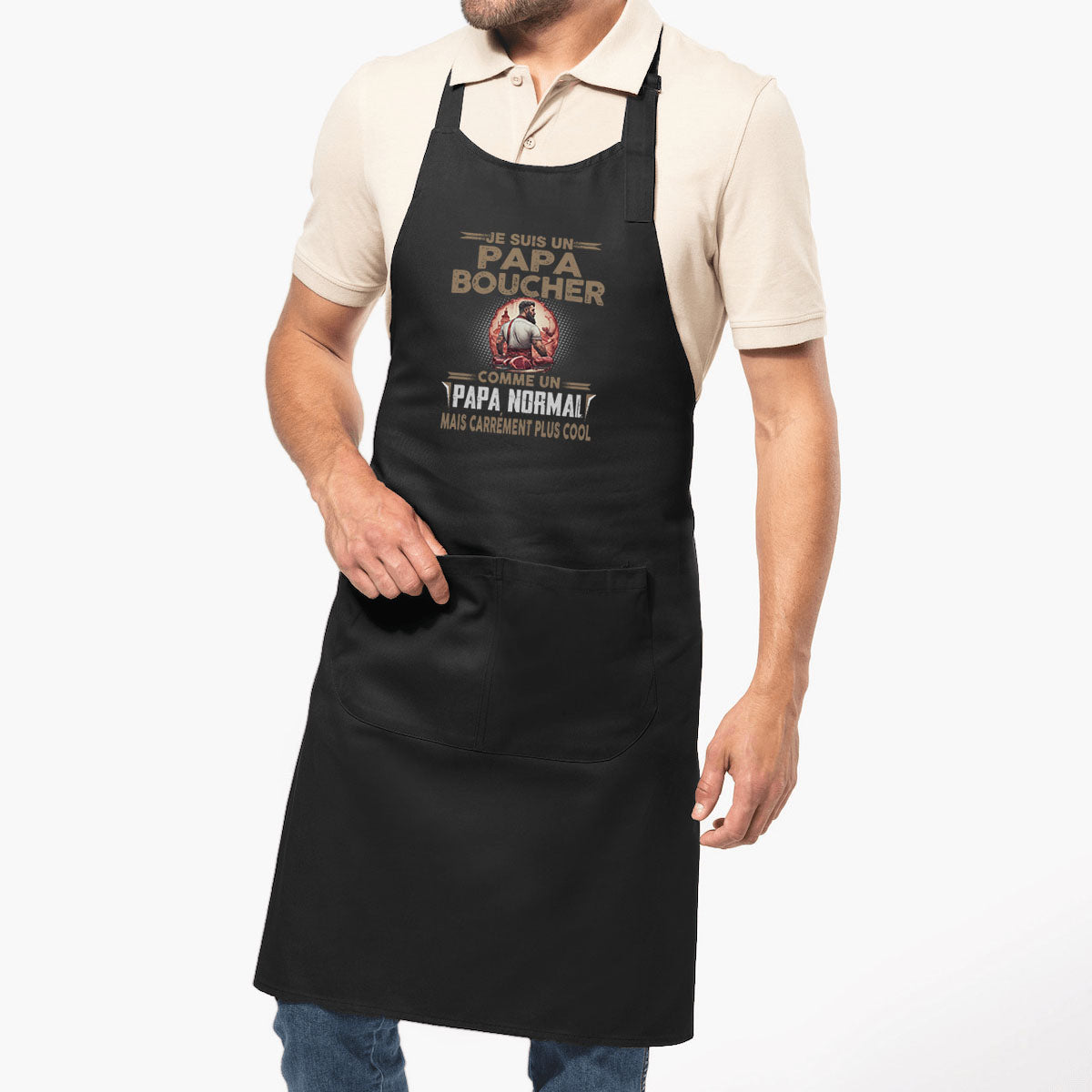 Tablier - Papa Boucher, papa cool