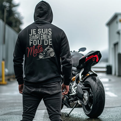 Je suis simplement fou de moto