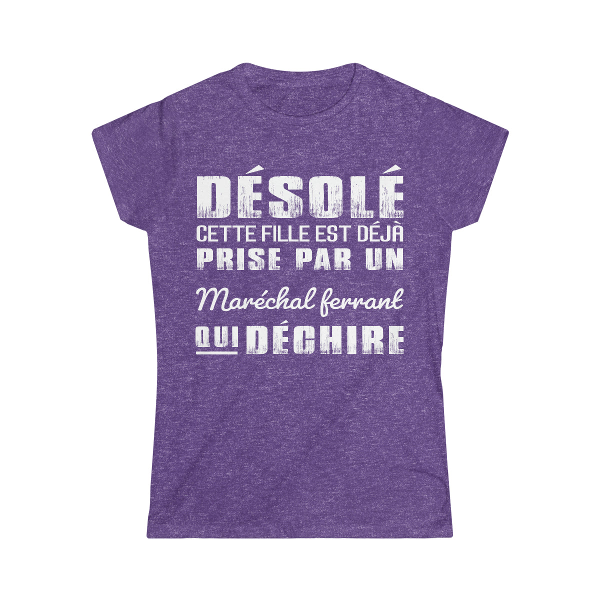 Prise par un Maréchal ferrant qui déchire