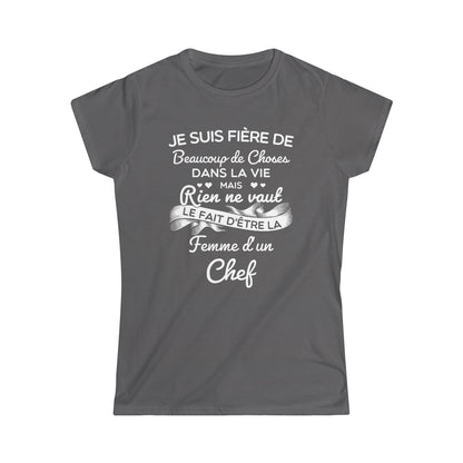 Fière femme d'un Chef