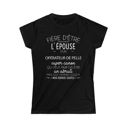 Épouse d'un Opérateur de Pelle abruti