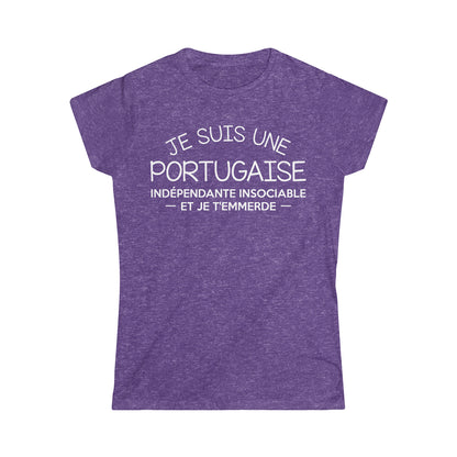 Je suis une Portugaise indépendante insociable