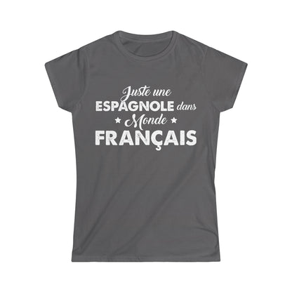 Juste une Espagnole dans monde Français