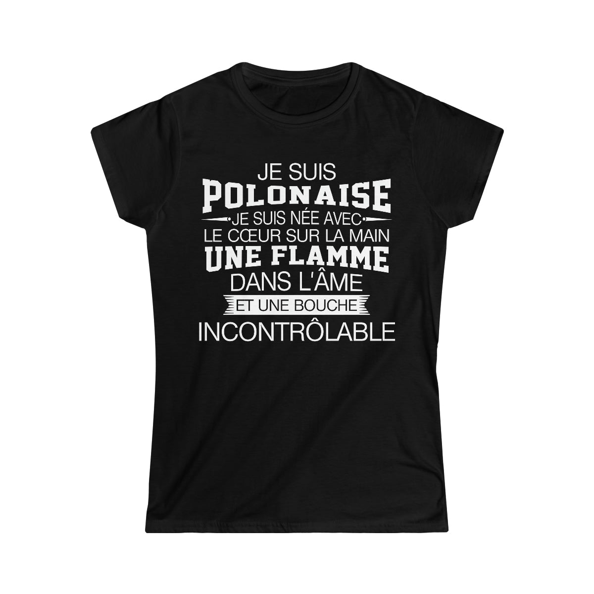 Je suis Polonaise, je suis née avec le coeur sur la mai