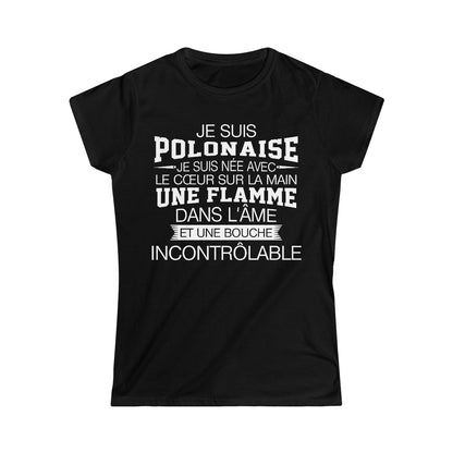 Je suis Polonaise, je suis née avec le coeur sur la mai