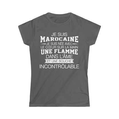 Je suis Marocaine, je suis née avec le coeur sur la mai