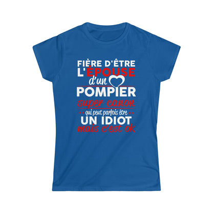 Épouse d'un Pompier idiot