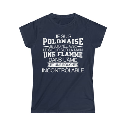 Je suis Polonaise, je suis née avec le coeur sur la mai