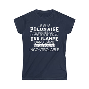 Je suis Polonaise, je suis née avec le coeur sur la mai