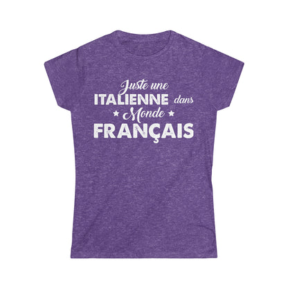 Juste une Italienne dans monde Français