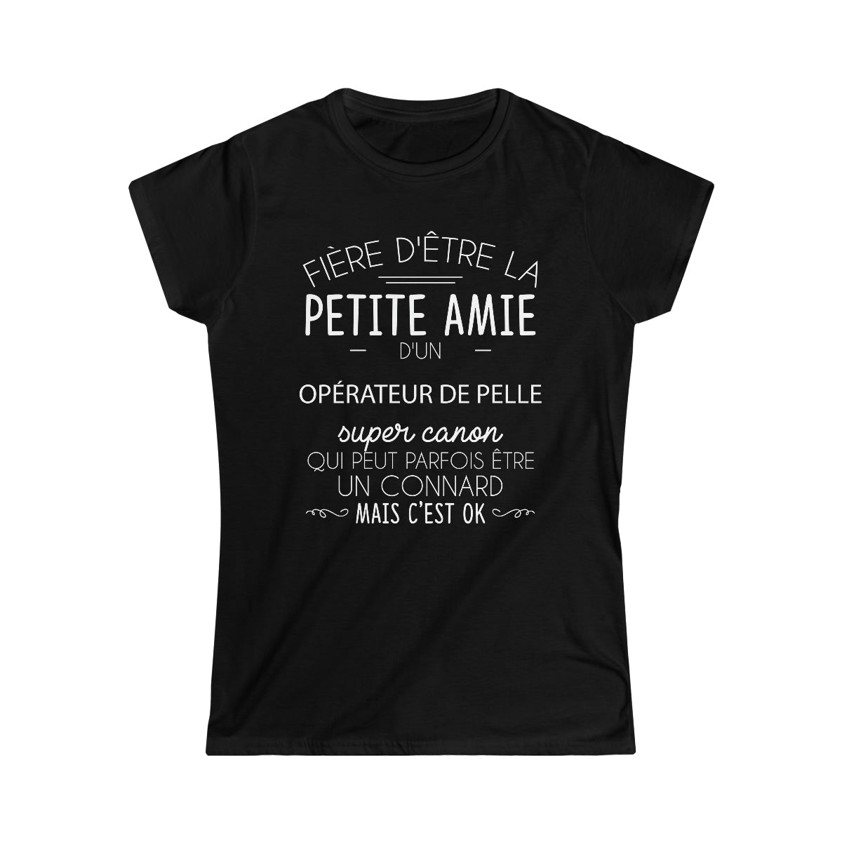 Petite amie d'un Opérateur de Pelle connard