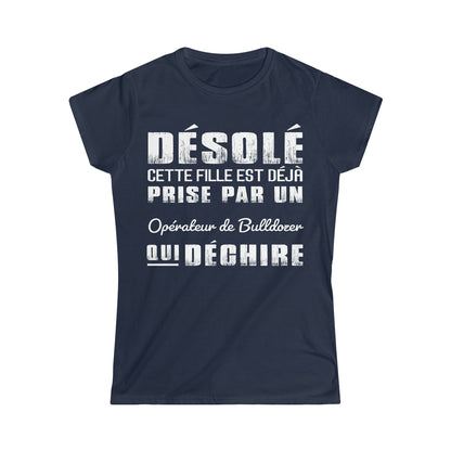 Prise par un Opérateur de Bulldozer qui déchire