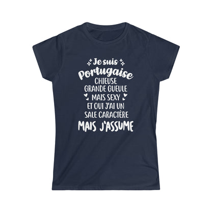 Je suis Portugaise mais j'assume