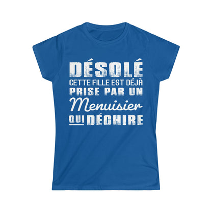 Prise par un Menuisier qui déchire