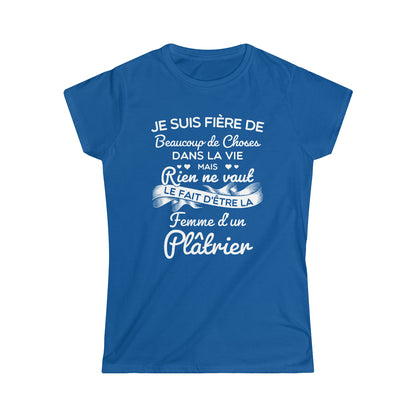 Fière femme d'un Plâtrier