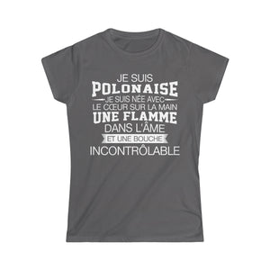 Je suis Polonaise, je suis née avec le coeur sur la mai