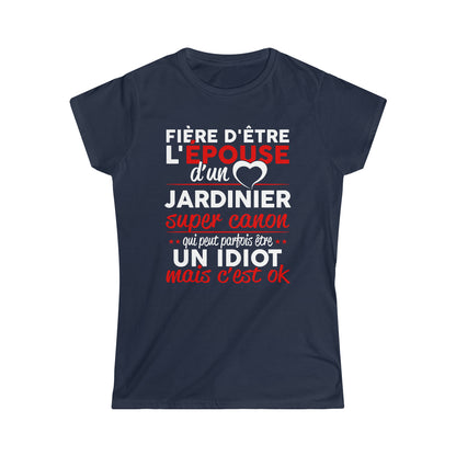 Épouse d'un Jardinier idiot