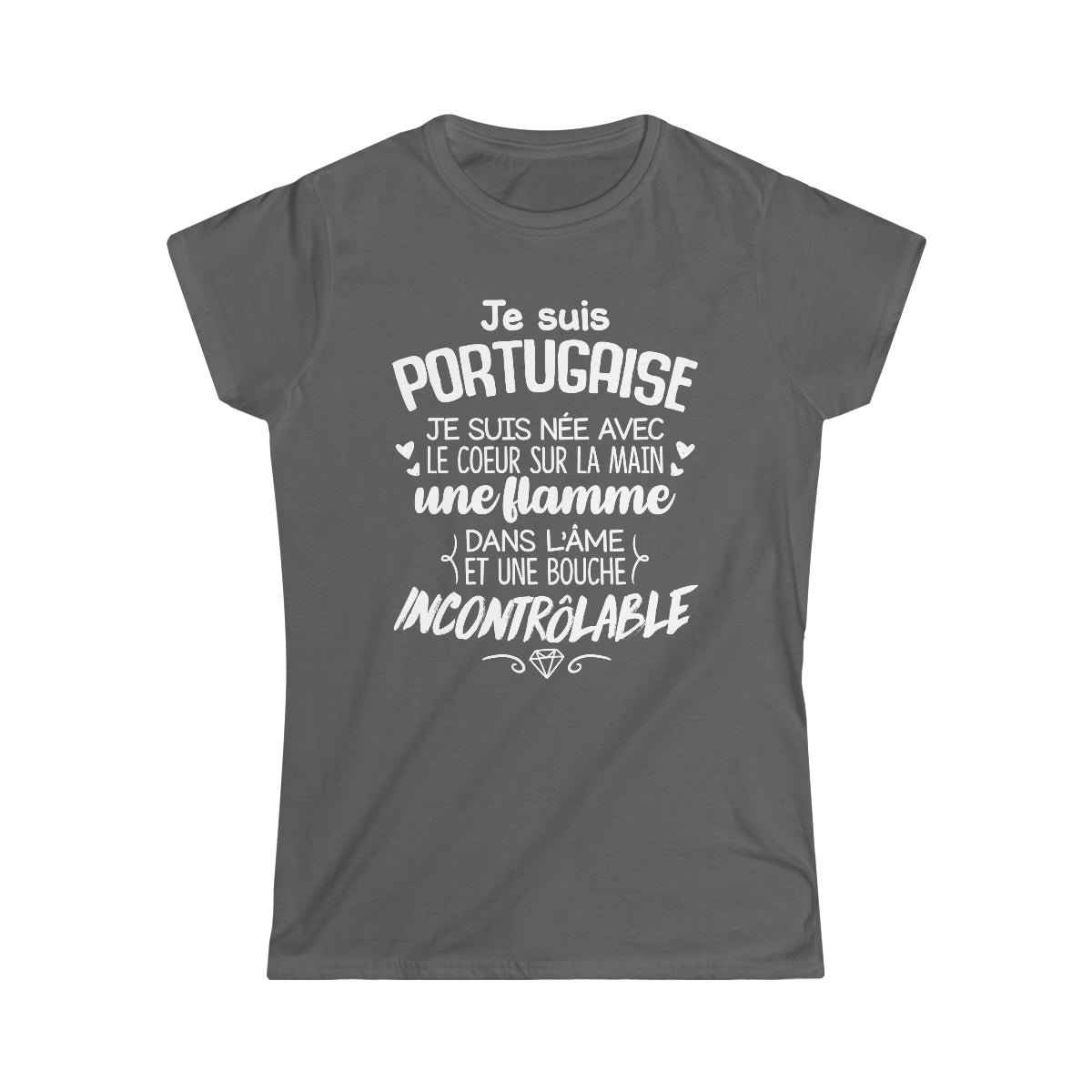 Je suis Portugaise, je suis née avec le coeur sur la mai