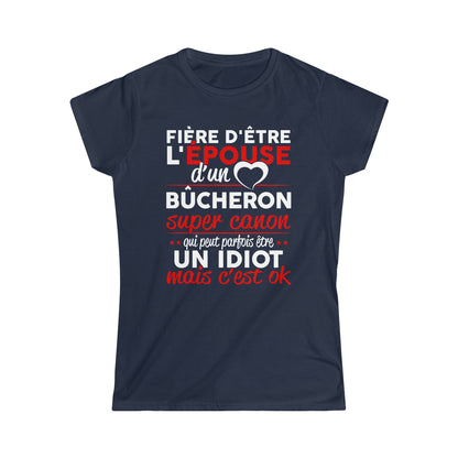 Épouse d'un Bûcheron idiot