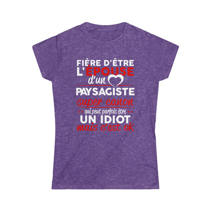 Épouse d'un Paysagiste idiot