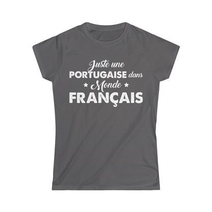 Juste une Portugaise dans monde Français