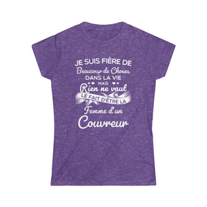 Fière femme d'un Couvreur
