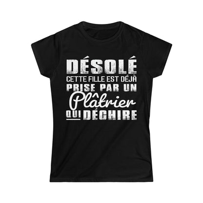 Prise par un Plâtrier qui déchire