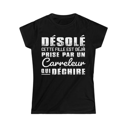 Prise par un Carreleur qui déchire