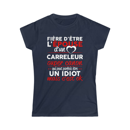 Épouse d'un Carreleur idiot