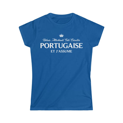 Portugaise et j'assume