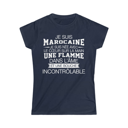Je suis Marocaine, je suis née avec le coeur sur la mai