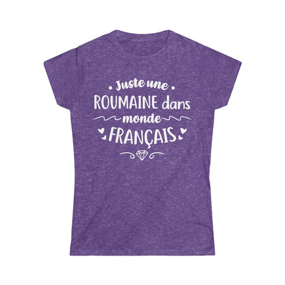 Juste une Roumaine dans monde Français