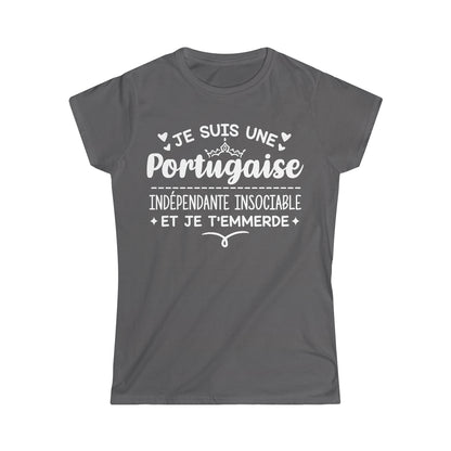 Je suis une Portugaise indépendante insociable