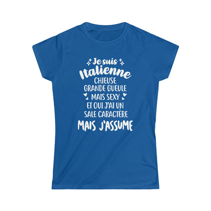 Je suis Italienne mais j'assume