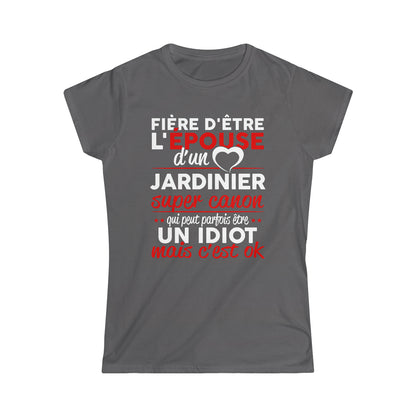 Épouse d'un Jardinier idiot
