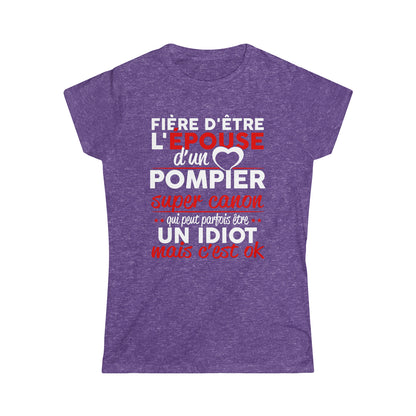 Épouse d'un Pompier idiot