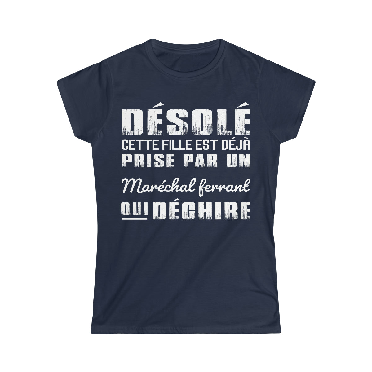 Prise par un Maréchal ferrant qui déchire