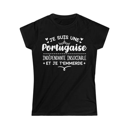 Je suis une Portugaise indépendante insociable