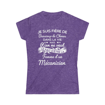 Fière femme d'un Mécanicien
