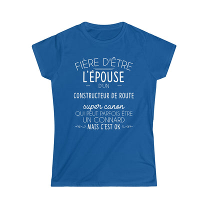 Épouse d'un Constructeur de route connard